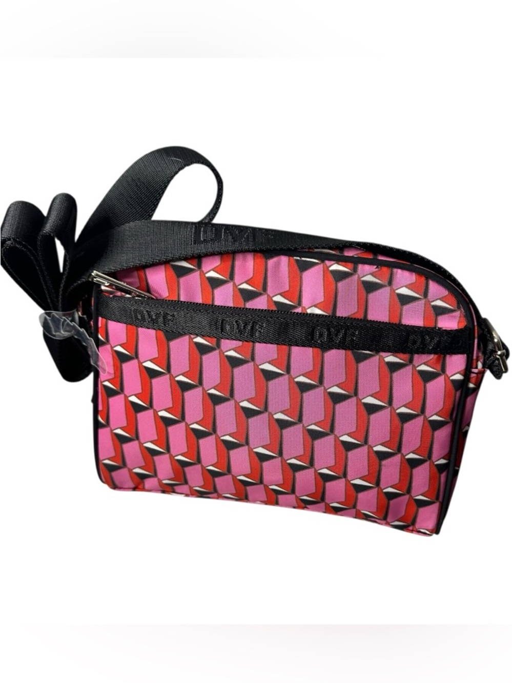 Diane Von Furstenberg for Target Pink Modern Geo Camera Bag